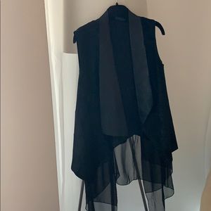 Elie Tahari Leather Vest